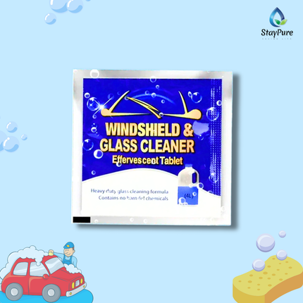 Car Windshield Cleaning Tablet - Pack of 20