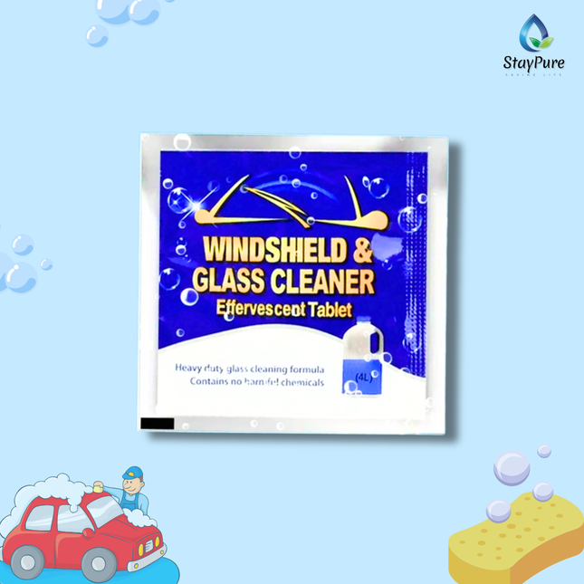 Car Windshield Cleaning Tablet - Pack of 20
