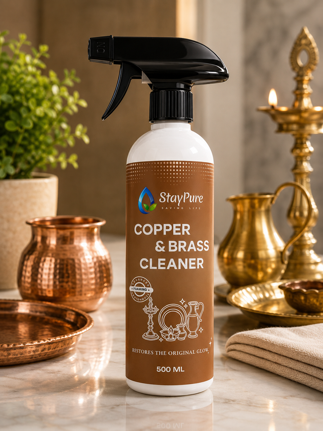 Copper & Brass Cleaner | Advanced Foaming Technology | Pooja Cleaner