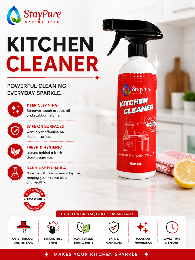 Kitchen Cleaner | Advanced Foaming Technology