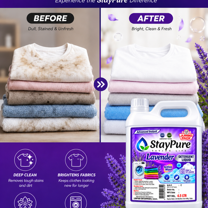 Detergent Liquid (Lavender) - 5Litre