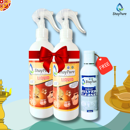 Pooja Items Cleaning Liquid (Pack of 2)